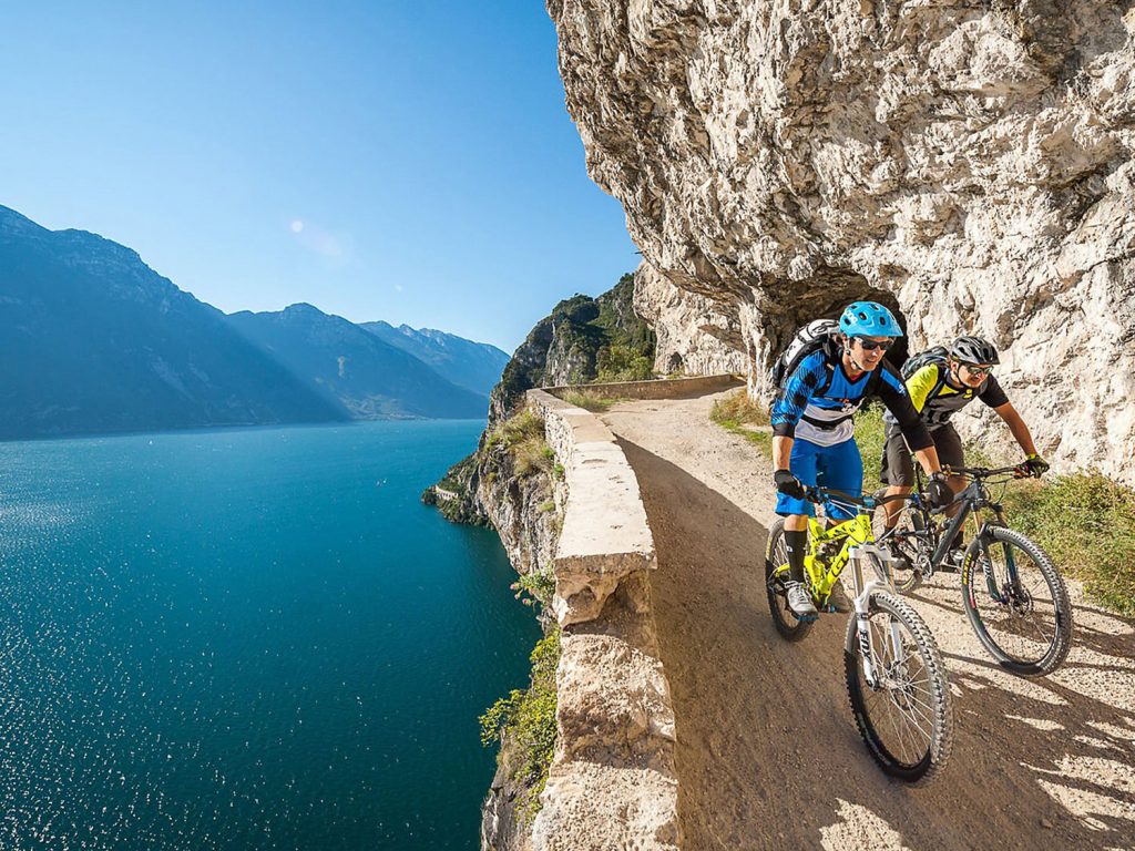 Mountain Biking Lake Garda - Castello San Antonio Lazise on Lake Garda